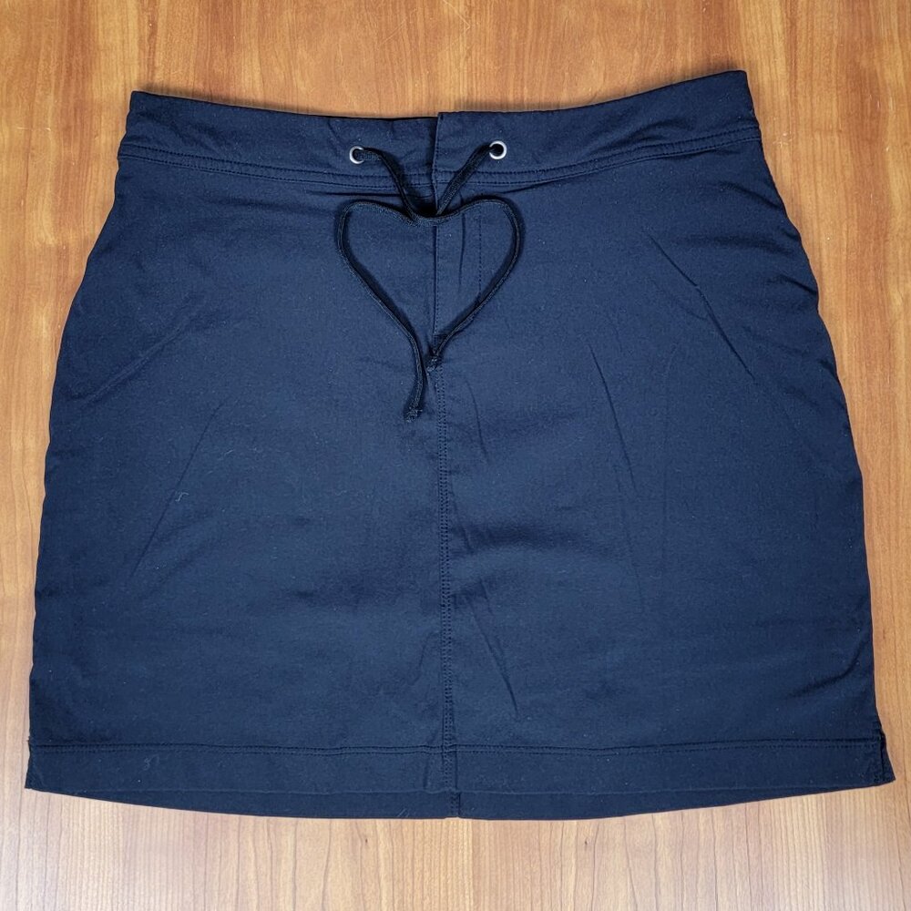 Women's Columbia Black Athletic Skort with Back Pocket - 6 - Picture 4 of 10